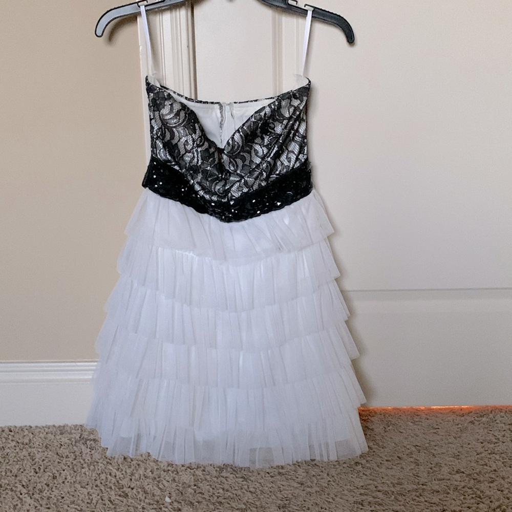 Beautiful black and white dress